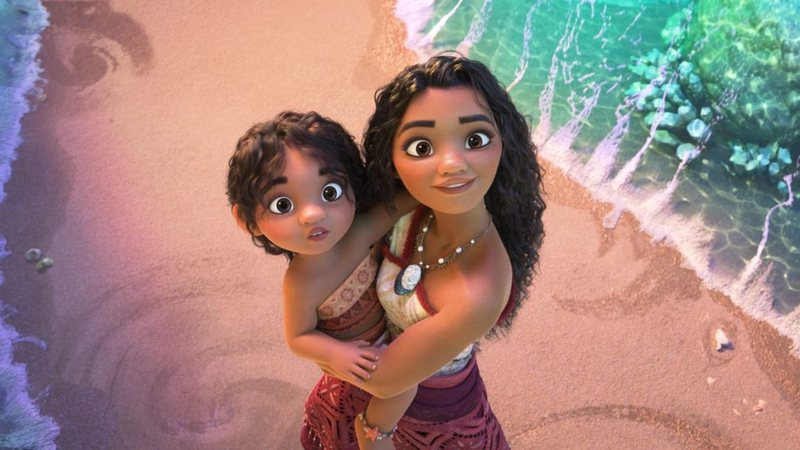 Pôster do filme Moana 2, um dos filmes de sucesso em 2024